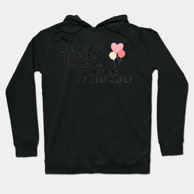 valentine quotes stickers 2023 Hoodie by Medotshirt